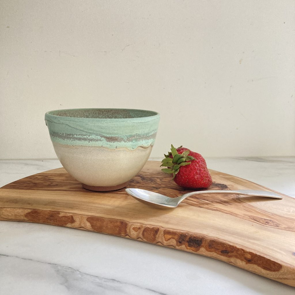 Pottery dessert bowl by Craig Fairley