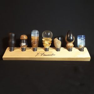 Wine-Bottle-Stoppers-Wood-and-resin-sized Photo of Michelle Bruce